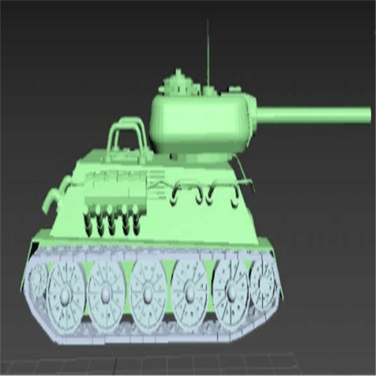 通什镇充气军用坦克模型
